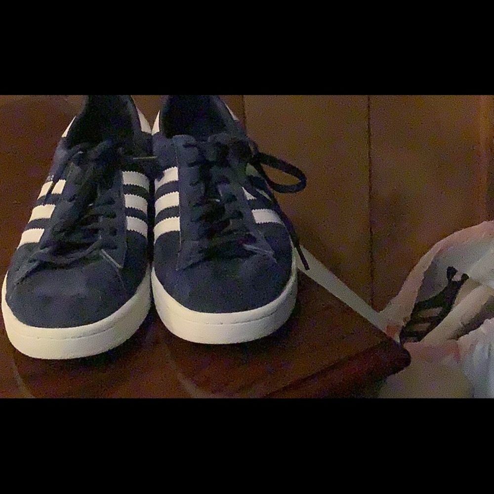 Adidas blue suede size 9.5 men’s sneakers